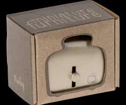 Maileg Miniature brødrister med brød - Sølv Clearance