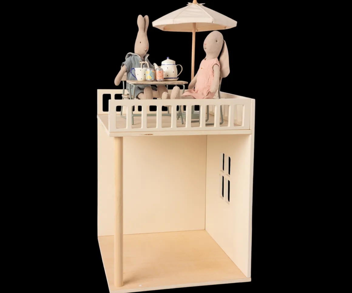 Maileg Miniature havesæt - Bord med stol og bænk Best