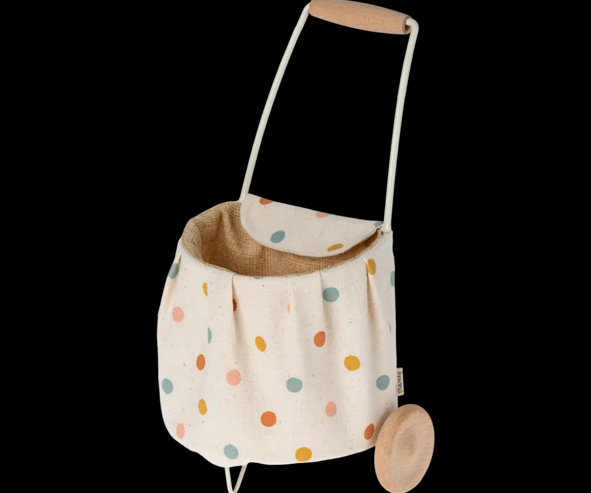 Maileg Miniature trolley, Mini - Multi prikker Hot